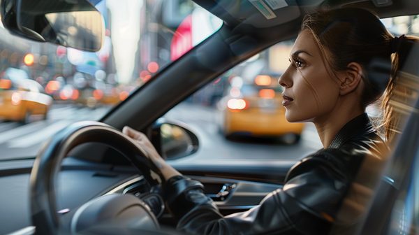 Votre trajet sécurisé avec une chauffeur femme
